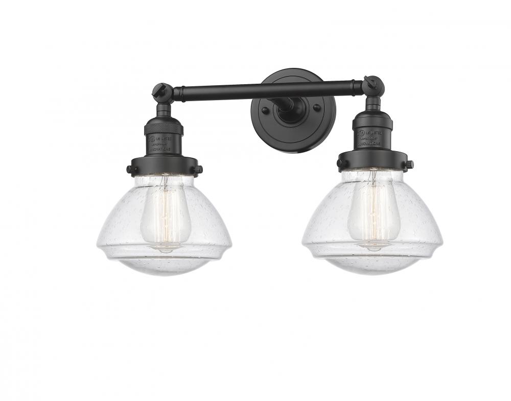 Olean - 2 Light - 17 inch - Oil Rubbed Bronze - Adjustable Bath Vanity Light