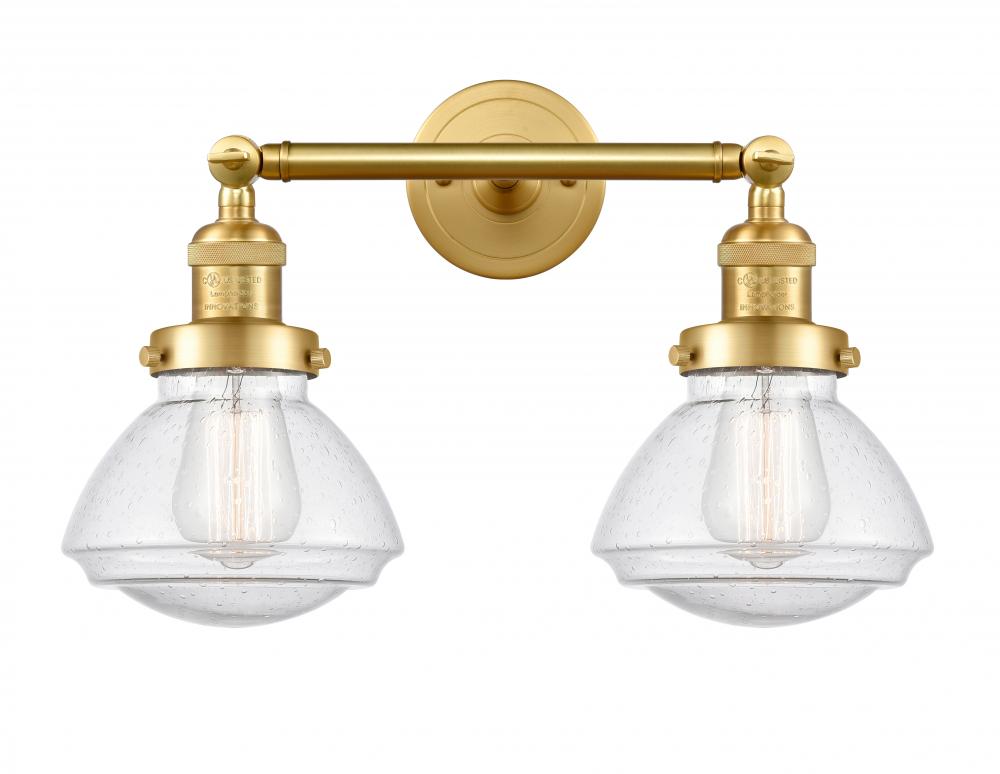 Olean - 2 Light - 17 inch - Satin Gold - Adjustable Bath Vanity Light