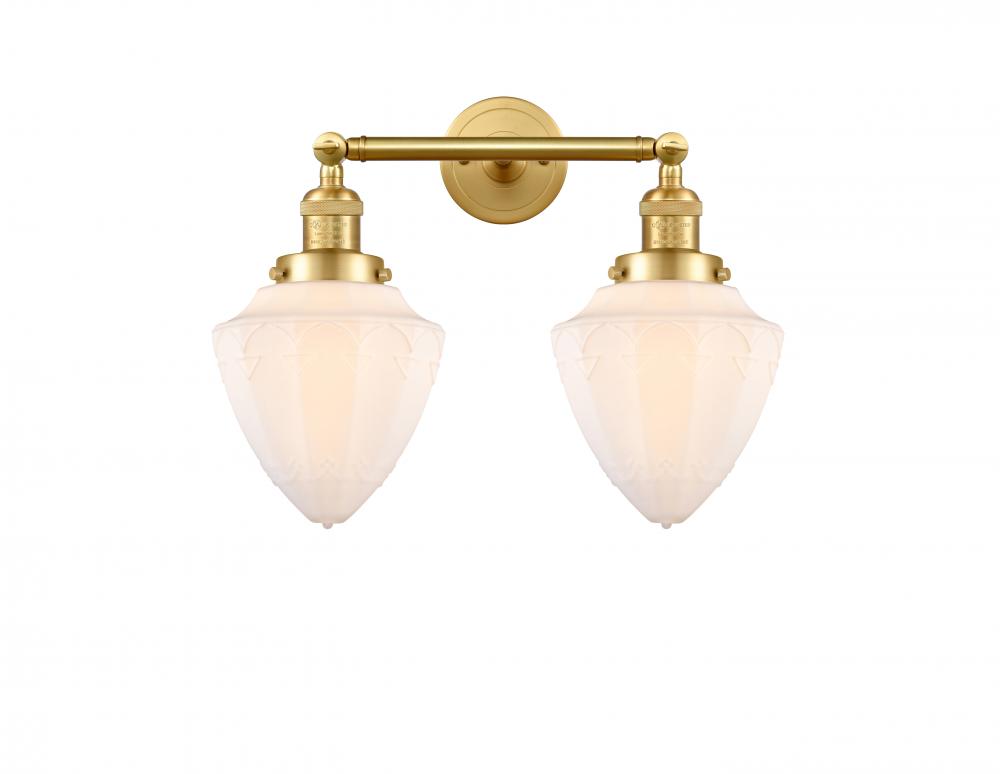 Bullet - 2 Light - 18 inch - Satin Gold - Adjustable Bath Vanity Light