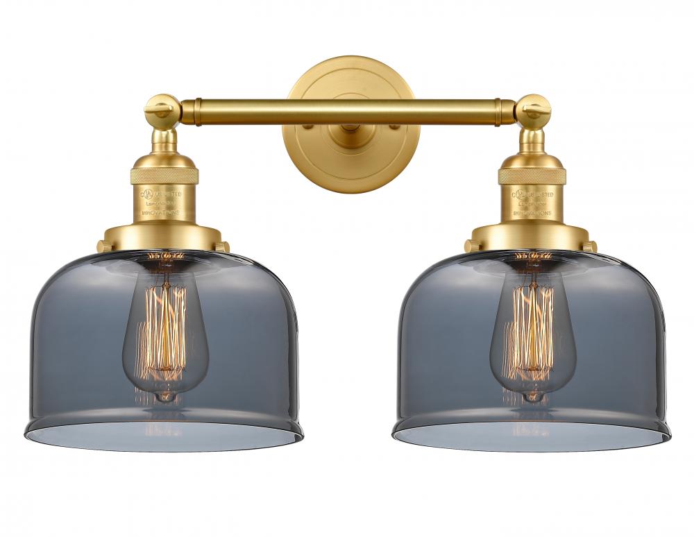 Bell - 2 Light - 19 inch - Satin Gold - Adjustable Bath Vanity Light