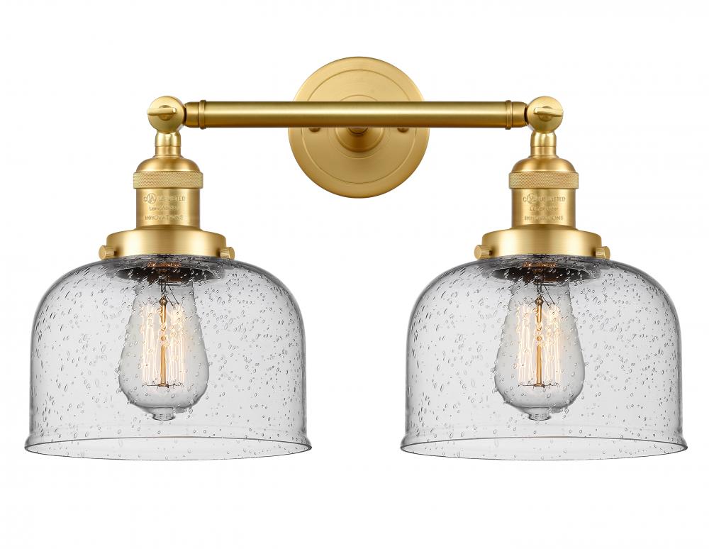 Bell - 2 Light - 19 inch - Satin Gold - Adjustable Bath Vanity Light
