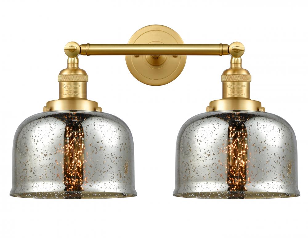 Bell - 2 Light - 19 inch - Satin Gold - Adjustable Bath Vanity Light