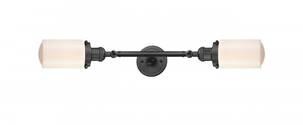 Dover - 2 Light - 5 inch - Oil Rubbed Bronze - Adjustable Bath Vanity Light