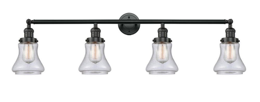 Bellmont - 4 Light - 42 inch - Matte Black - Adjustable Bath Vanity Light