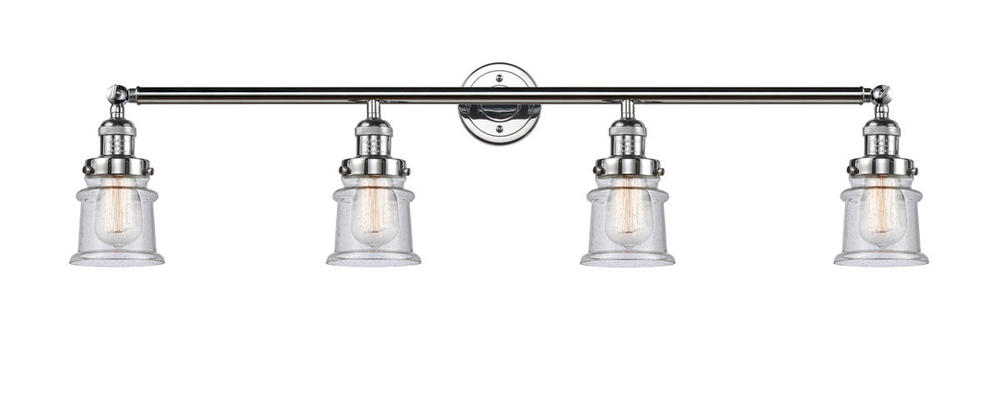 Canton - 4 Light - 42 inch - Polished Chrome - Adjustable Bath Vanity Light