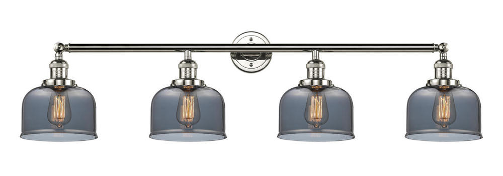 Bell - 4 Light - 44 inch - Polished Nickel - Adjustable Bath Vanity Light