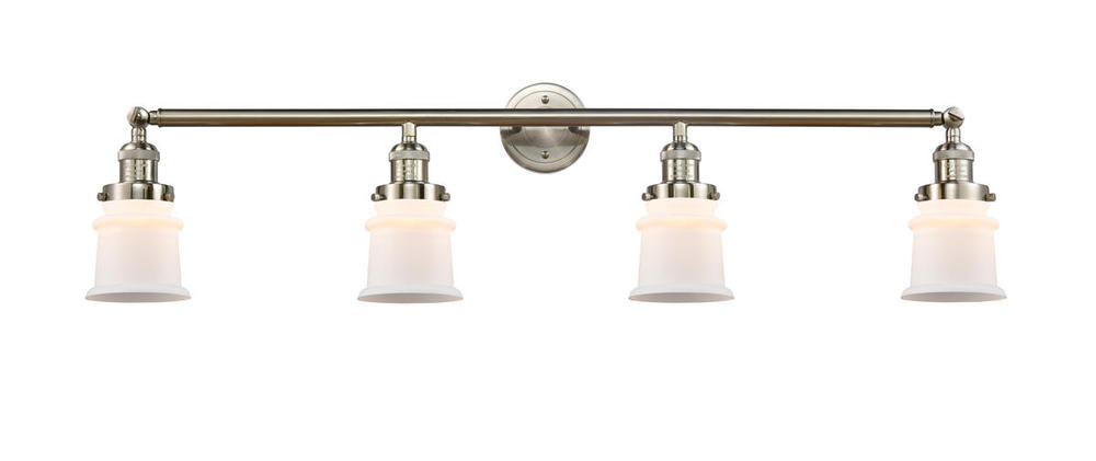 Canton - 4 Light - 42 inch - Brushed Satin Nickel - Adjustable Bath Vanity Light