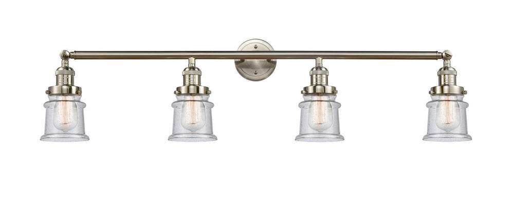 Canton - 4 Light - 42 inch - Brushed Satin Nickel - Adjustable Bath Vanity Light