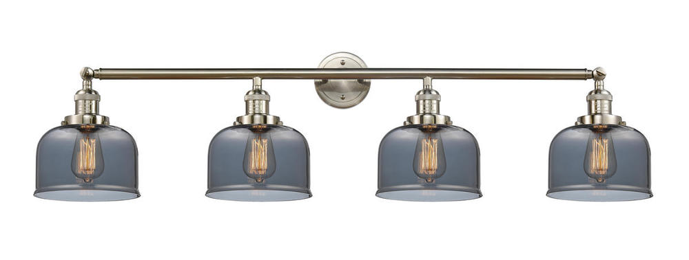 Bell - 4 Light - 44 inch - Brushed Satin Nickel - Adjustable Bath Vanity Light