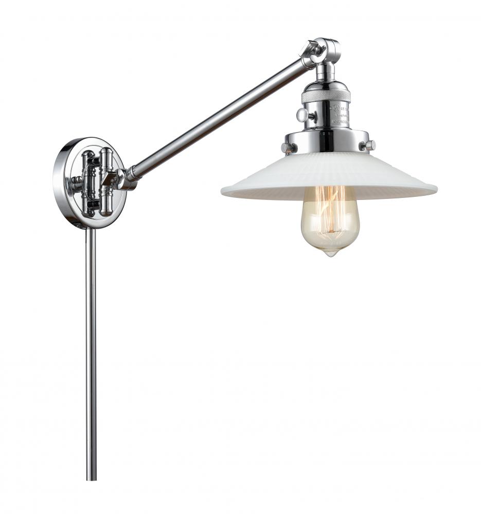Halophane - 1 Light - 9 inch - Polished Chrome -Adjustable Swing Arm