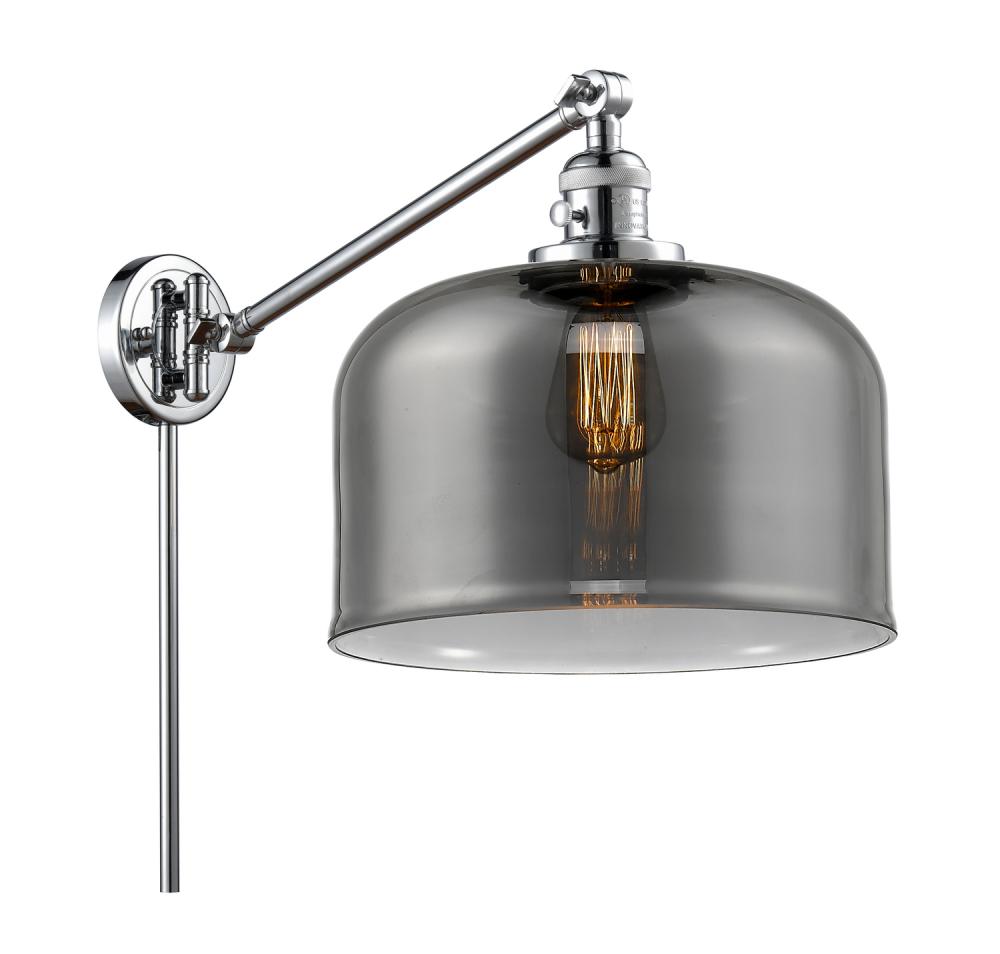 Bell - 1 Light - 12 inch - Polished Chrome -Adjustable Swing Arm