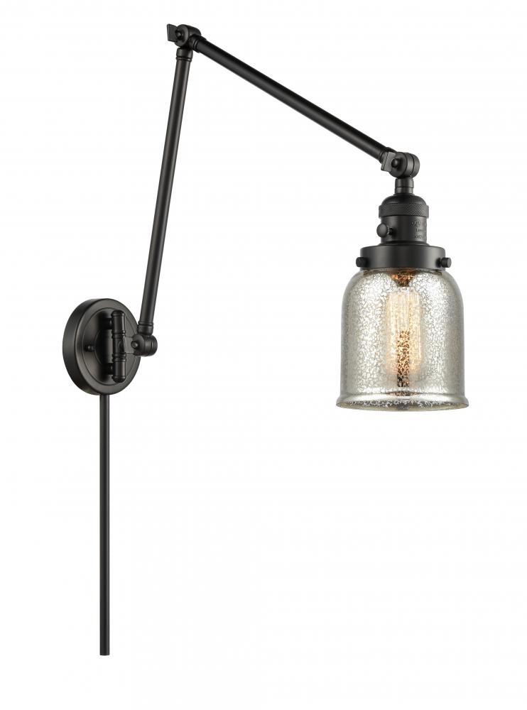 Bell - 1 Light - 8 inch - Matte Black -Adjustable Swing Arm