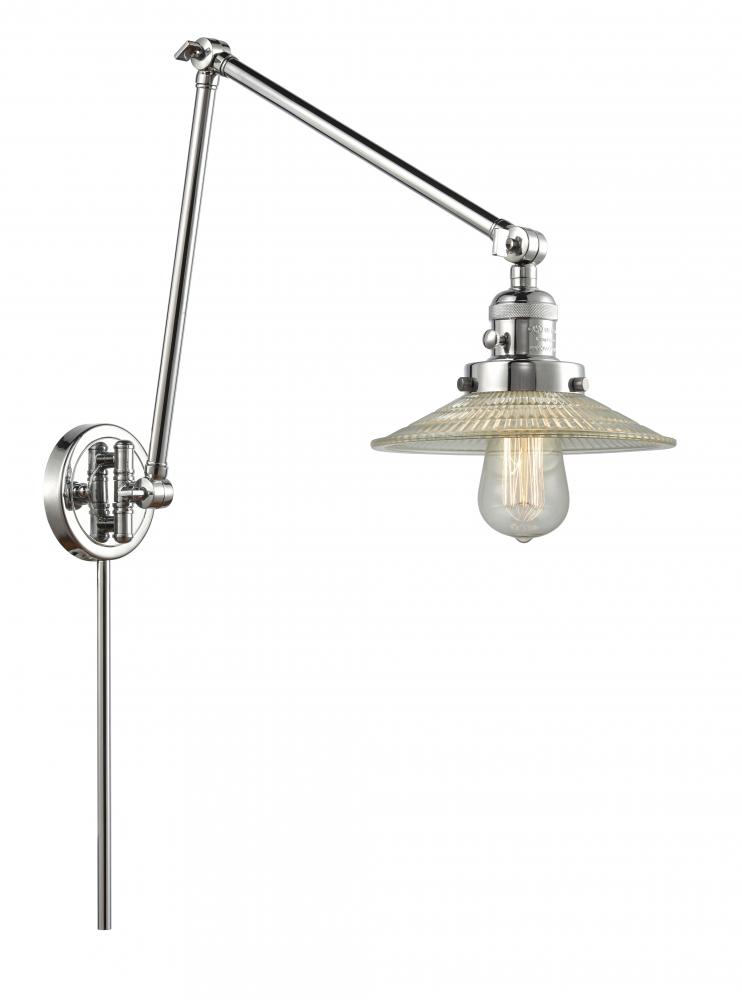 Halophane - 1 Light - 9 inch - Polished Chrome -Adjustable Swing Arm