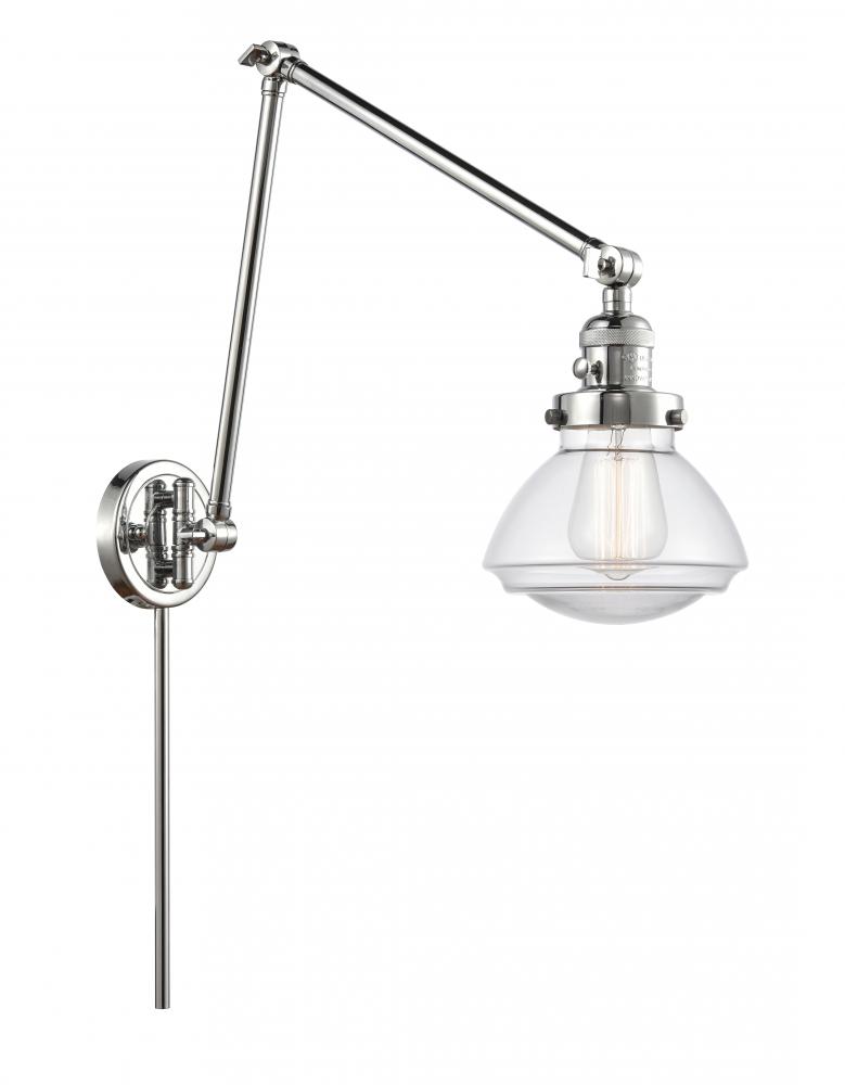 Olean - 1 Light - 9 inch - Polished Chrome -Adjustable Swing Arm