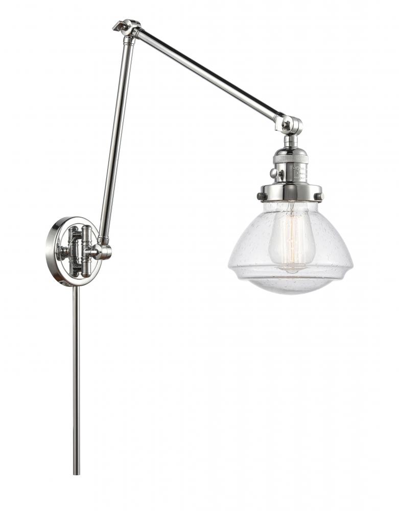 Olean - 1 Light - 9 inch - Polished Chrome -Adjustable Swing Arm