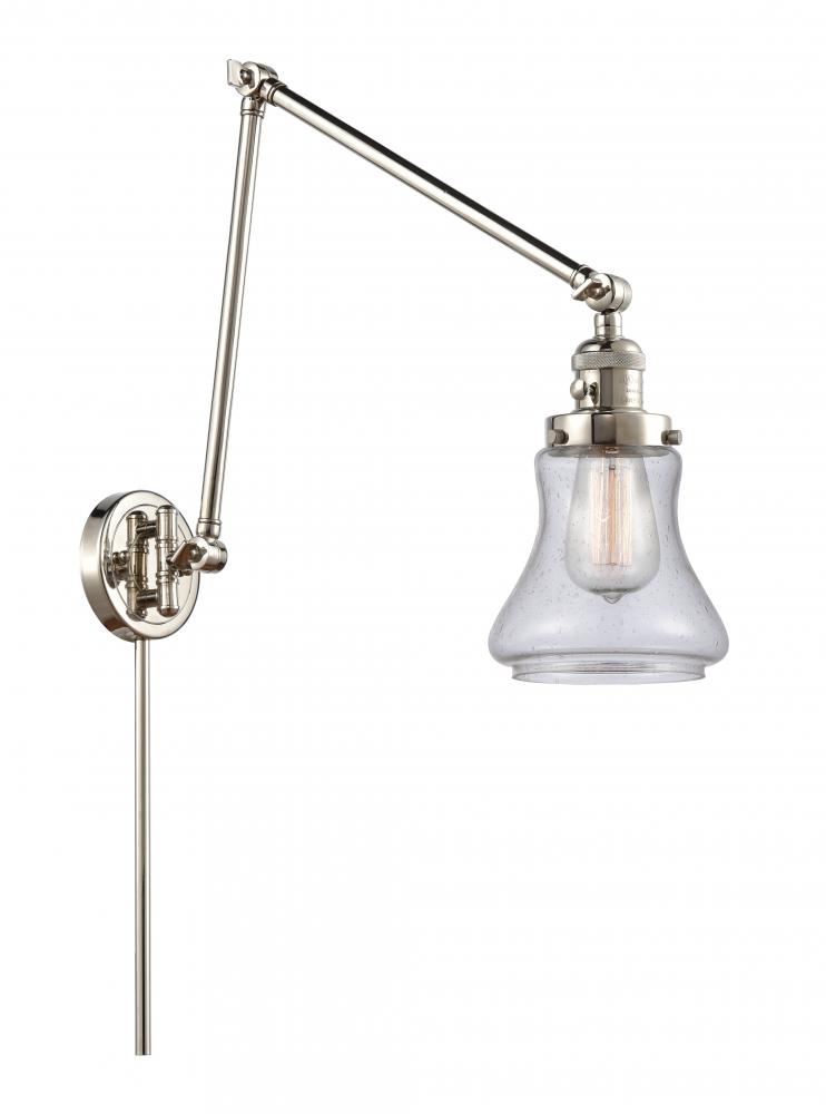 Bellmont - 1 Light - 8 inch - Polished Nickel -Adjustable Swing Arm
