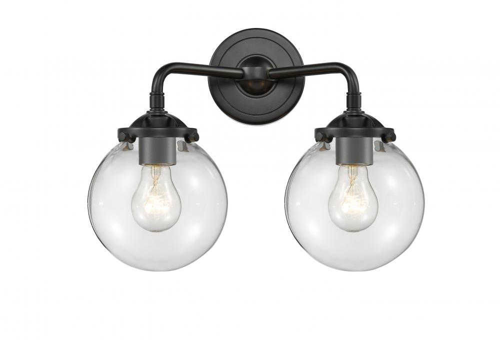 Beacon - 2 Light - 14 inch - Oil Rubbed Bronze - Bath Vanity Light
