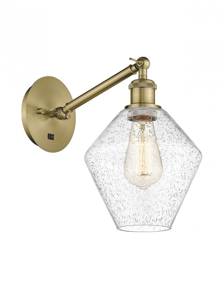 Cindyrella - 1 Light - 8 inch - Antique Brass - Adjustable Sconce