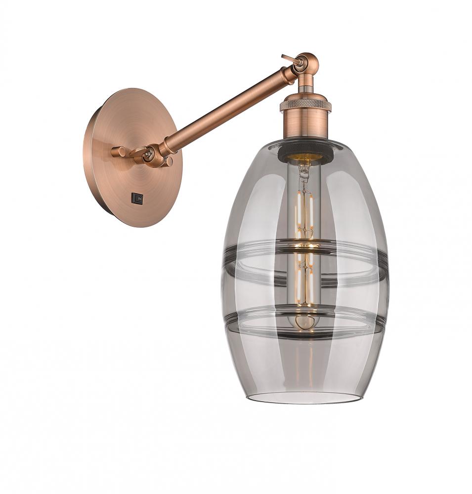 Vaz - 1 Light - 6 inch - Antique Copper - Adjustable Sconce