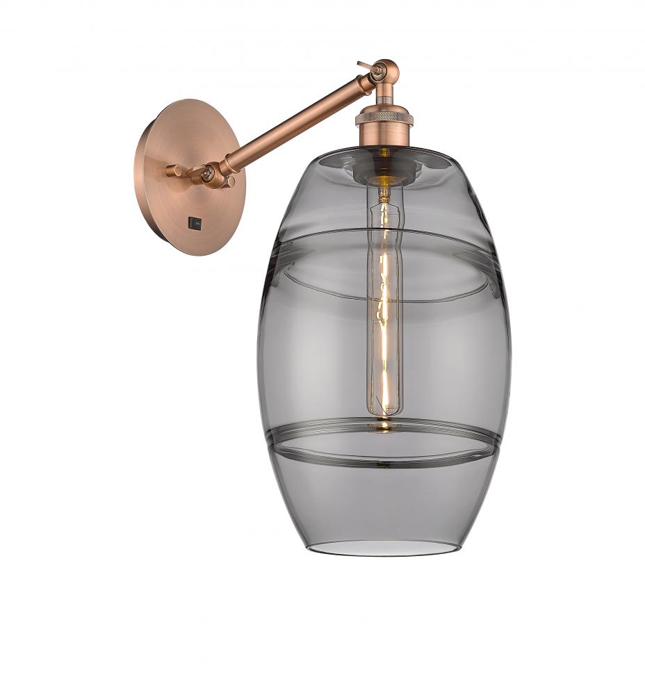 Vaz - 1 Light - 8 inch - Antique Copper - Adjustable Sconce