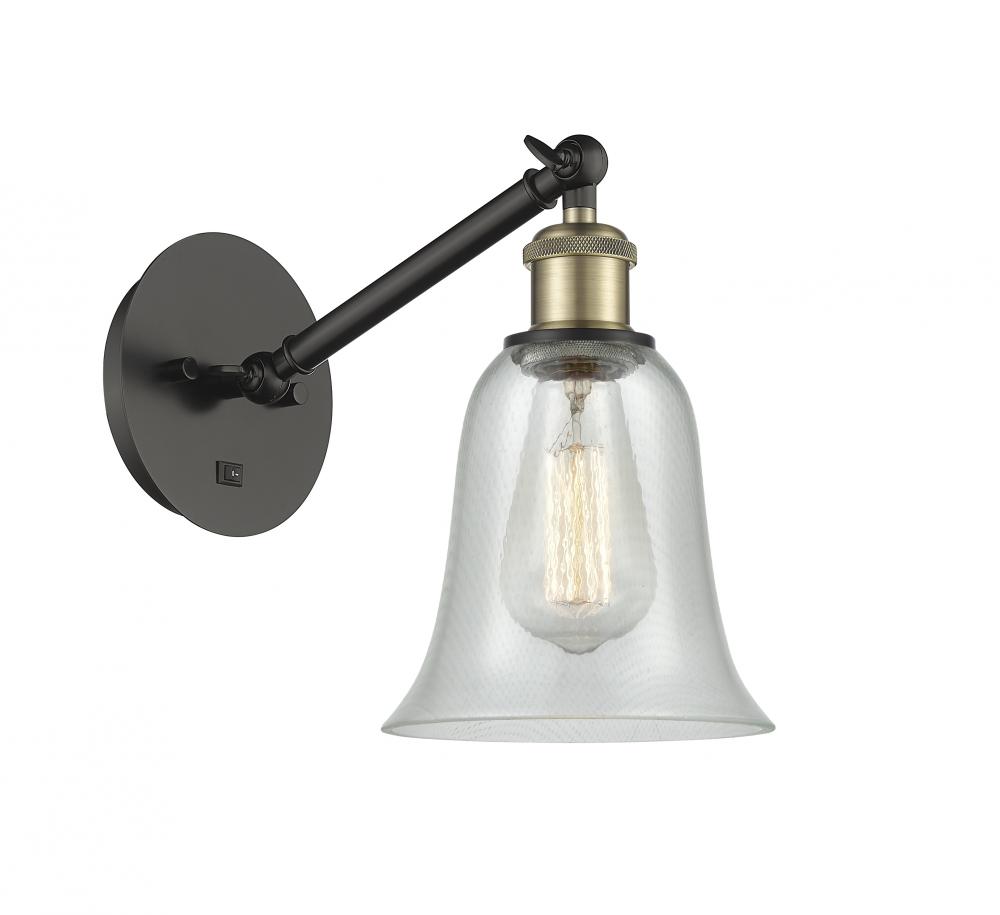 Hanover - 1 Light - 6 inch - Black Antique Brass - Adjustable Sconce