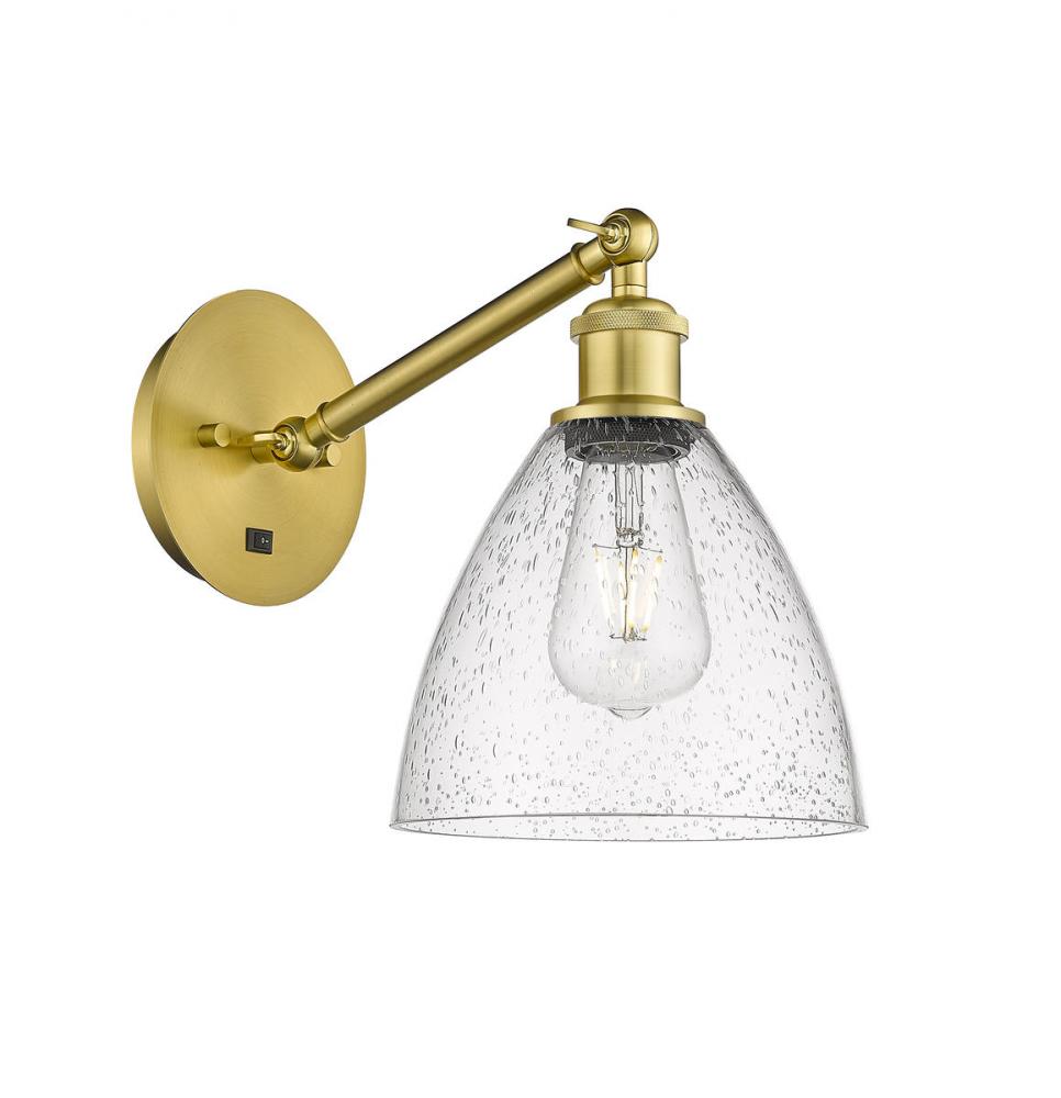 Bristol - 1 Light - 8 inch - Satin Gold - Adjustable Sconce