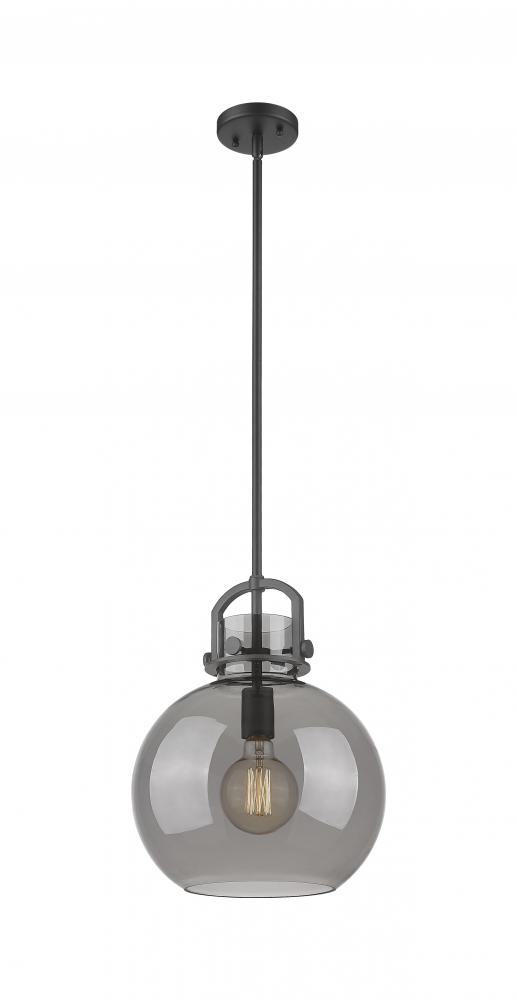 Newton Sphere - 1 Light - 12 inch - Matte Black - Mini Pendant