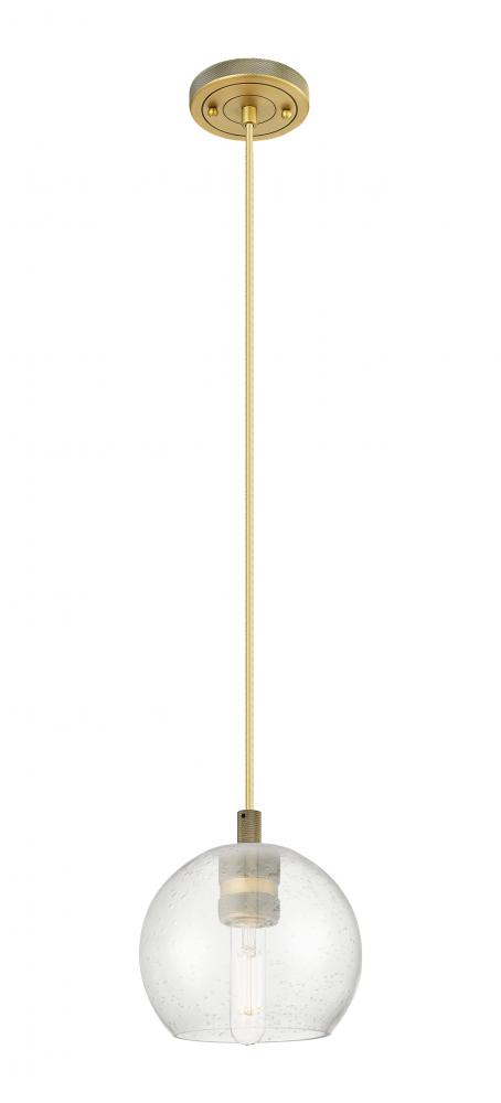 Crown Point - 1 Light - 6 inch - Brushed Brass - Pendant