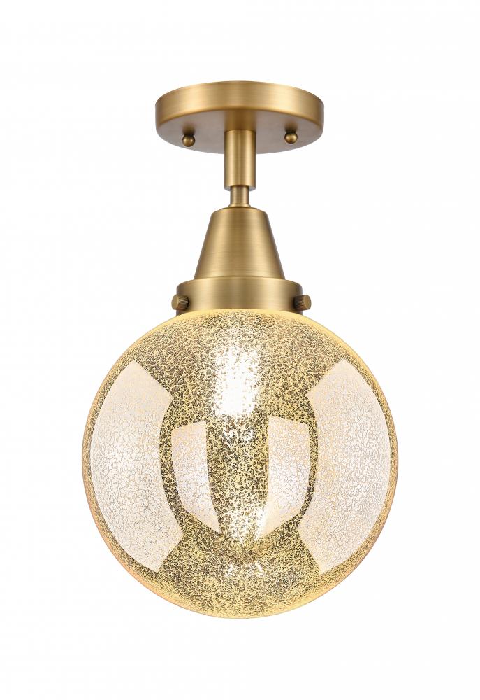 Beacon - 1 Light - 8 inch - Brushed Brass - Flush Mount