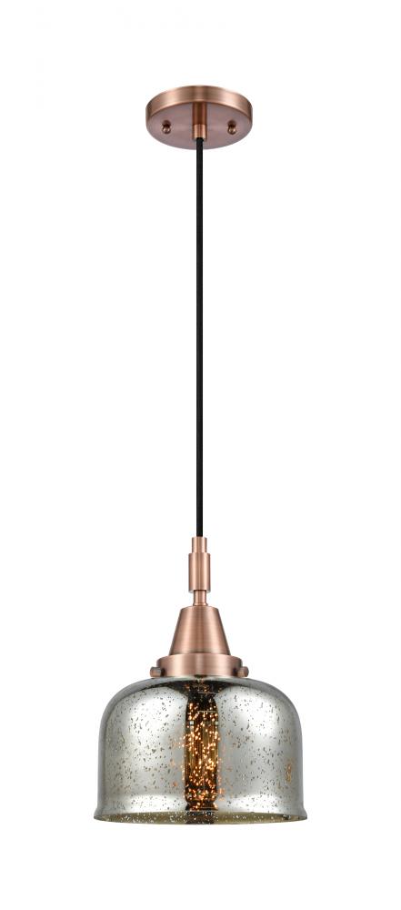 Bell - 1 Light - 8 inch - Antique Copper - Mini Pendant