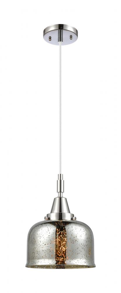 Bell - 1 Light - 8 inch - Polished Chrome - Mini Pendant