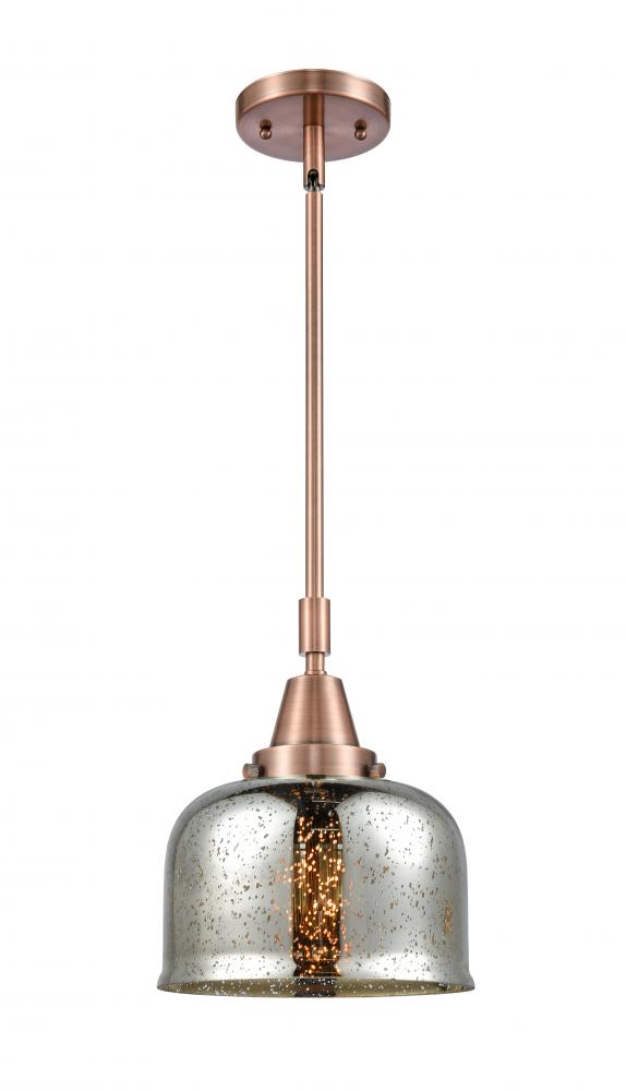 Bell - 1 Light - 8 inch - Antique Copper - Mini Pendant