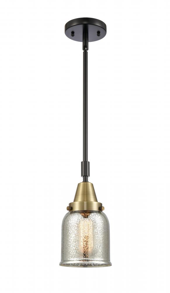 Bell - 1 Light - 5 inch - Black Antique Brass - Mini Pendant