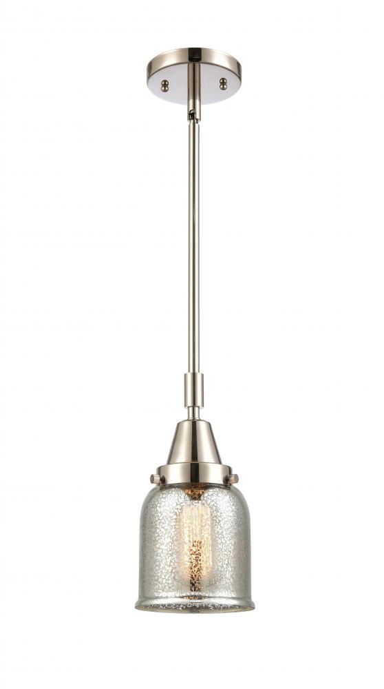 Bell - 1 Light - 5 inch - Polished Nickel - Mini Pendant