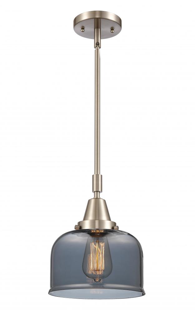 Bell - 1 Light - 8 inch - Brushed Satin Nickel - Mini Pendant
