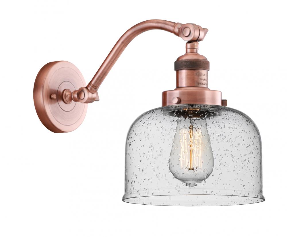 Bell - 1 Light - 8 inch - Antique Copper - Adjustable Sconce
