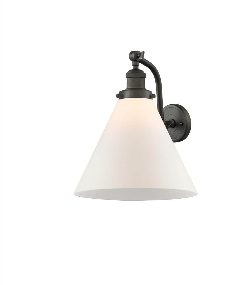 Cone - 1 Light - 12 inch - Oil Rubbed Bronze - Adjustable Sconce