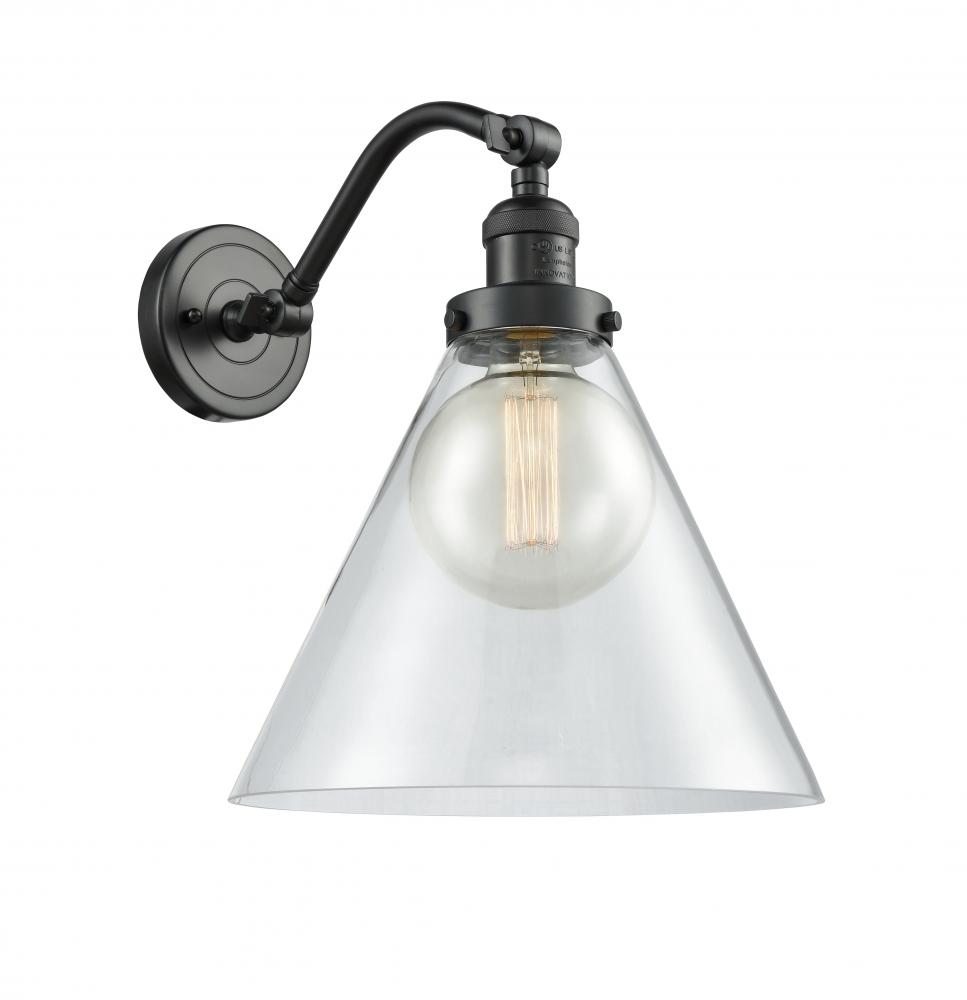 Cone - 1 Light - 12 inch - Oil Rubbed Bronze - Adjustable Sconce