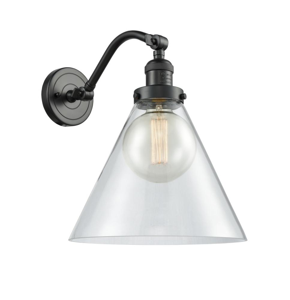 Cone - 1 Light - 12 inch - Oil Rubbed Bronze - Adjustable Sconce