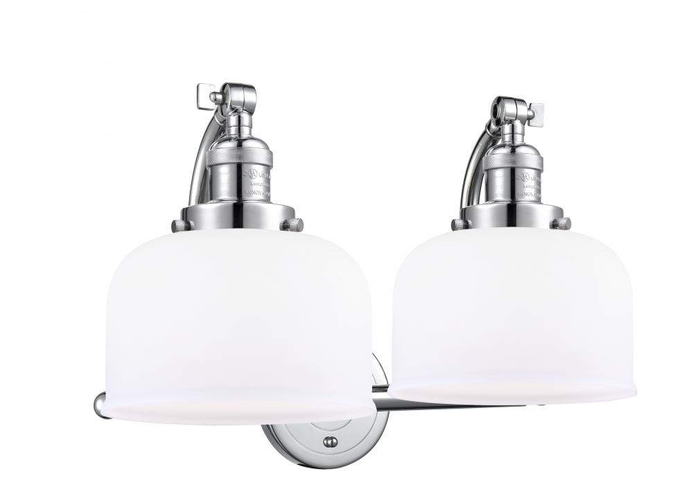 Bell - 2 Light - 18 inch - Polished Chrome - Adjustable Bath Vanity Light