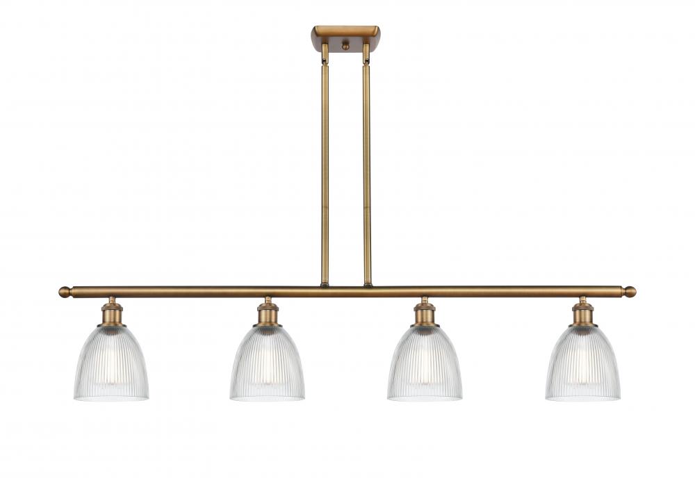 Castile - 4 Light - 48 inch - Brushed Brass - Cord hung - Island Light