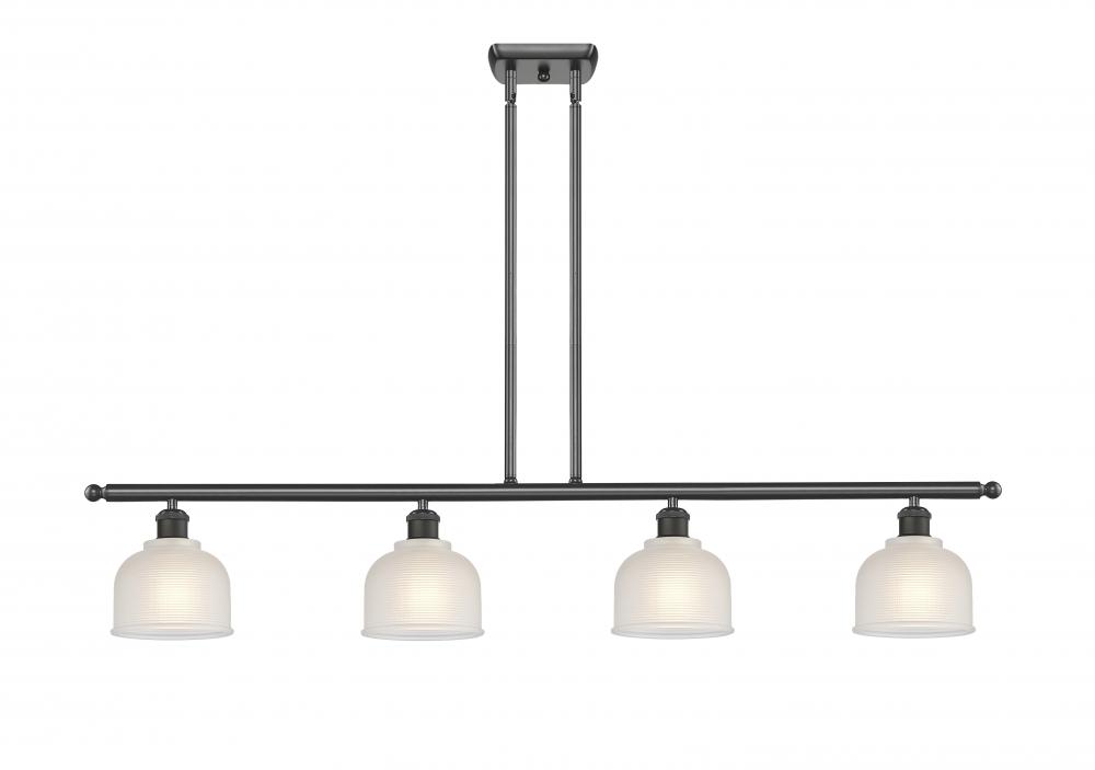 Dayton - 4 Light - 48 inch - Oil Rubbed Bronze - Cord hung - Island Light