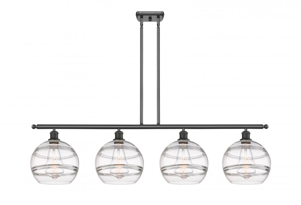 Rochester - 4 Light - 48 inch - Oil Rubbed Bronze - Cord hung - Island Light
