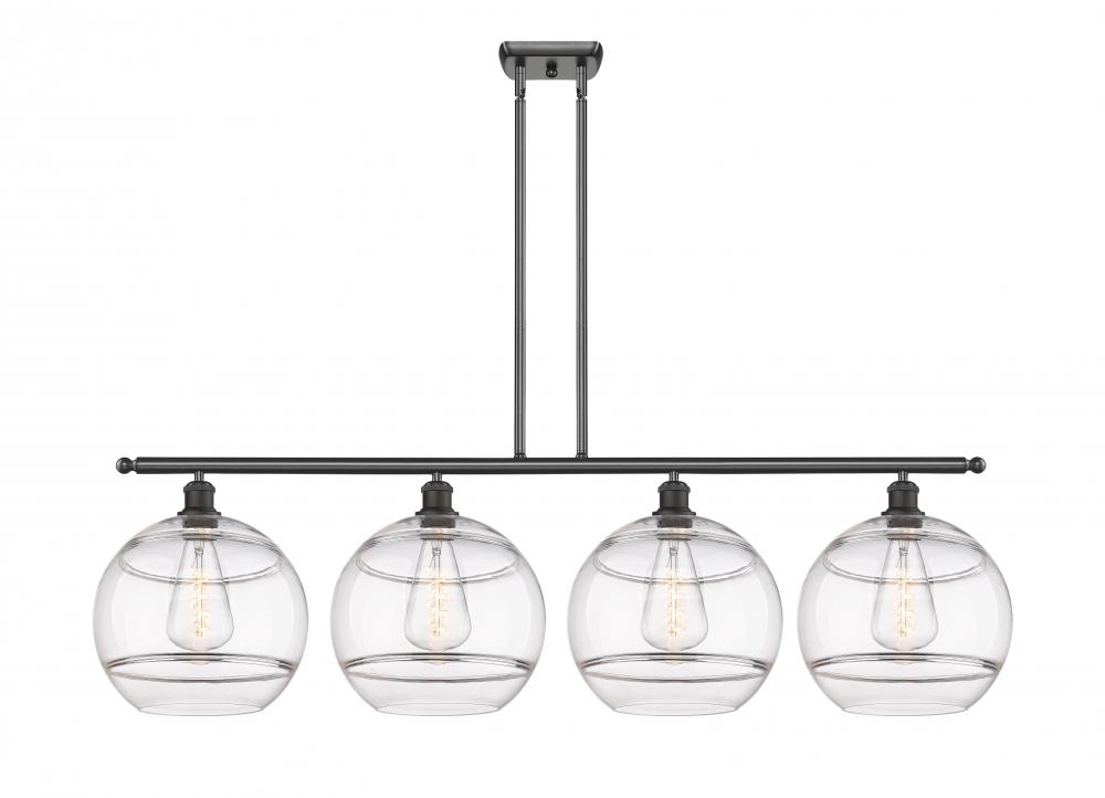 Rochester - 4 Light - 50 inch - Oil Rubbed Bronze - Cord hung - Island Light