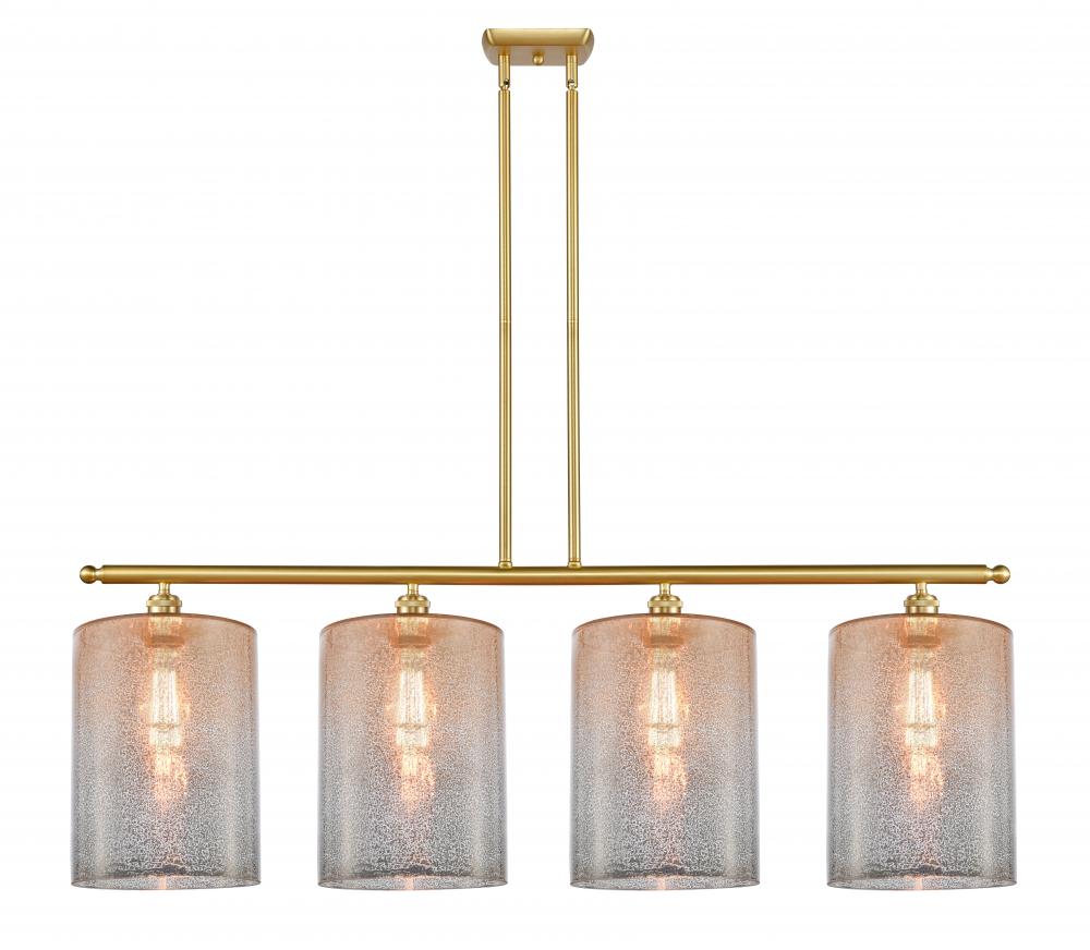Cobbleskill - 4 Light - 48 inch - Satin Gold - Cord hung - Island Light