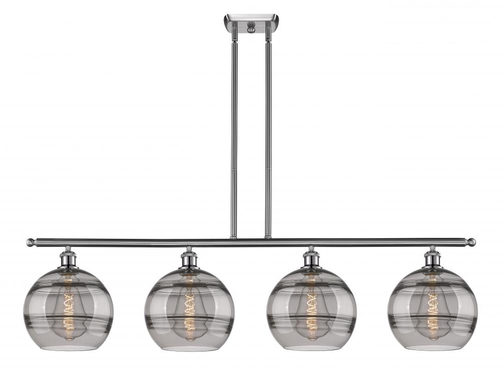Rochester - 4 Light - 48 inch - Brushed Satin Nickel - Cord hung - Island Light