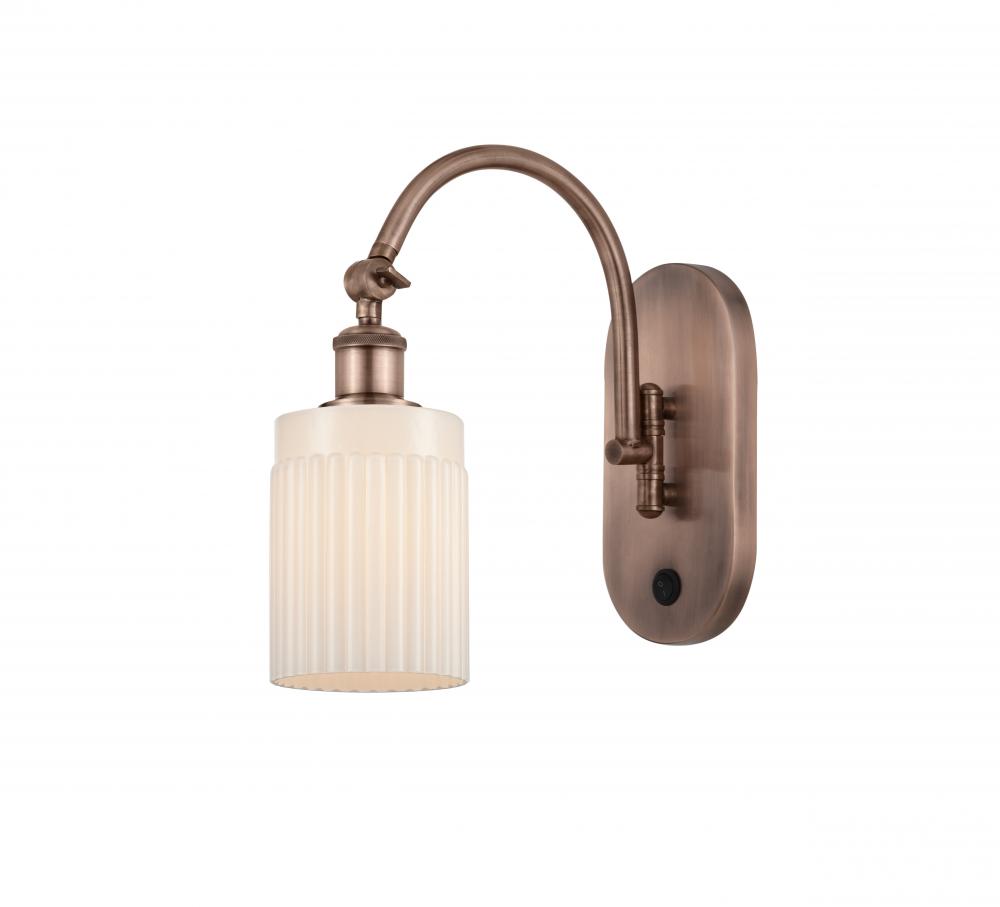 Hadley - 1 Light - 5 inch - Antique Copper - Adjustable Swing Arm