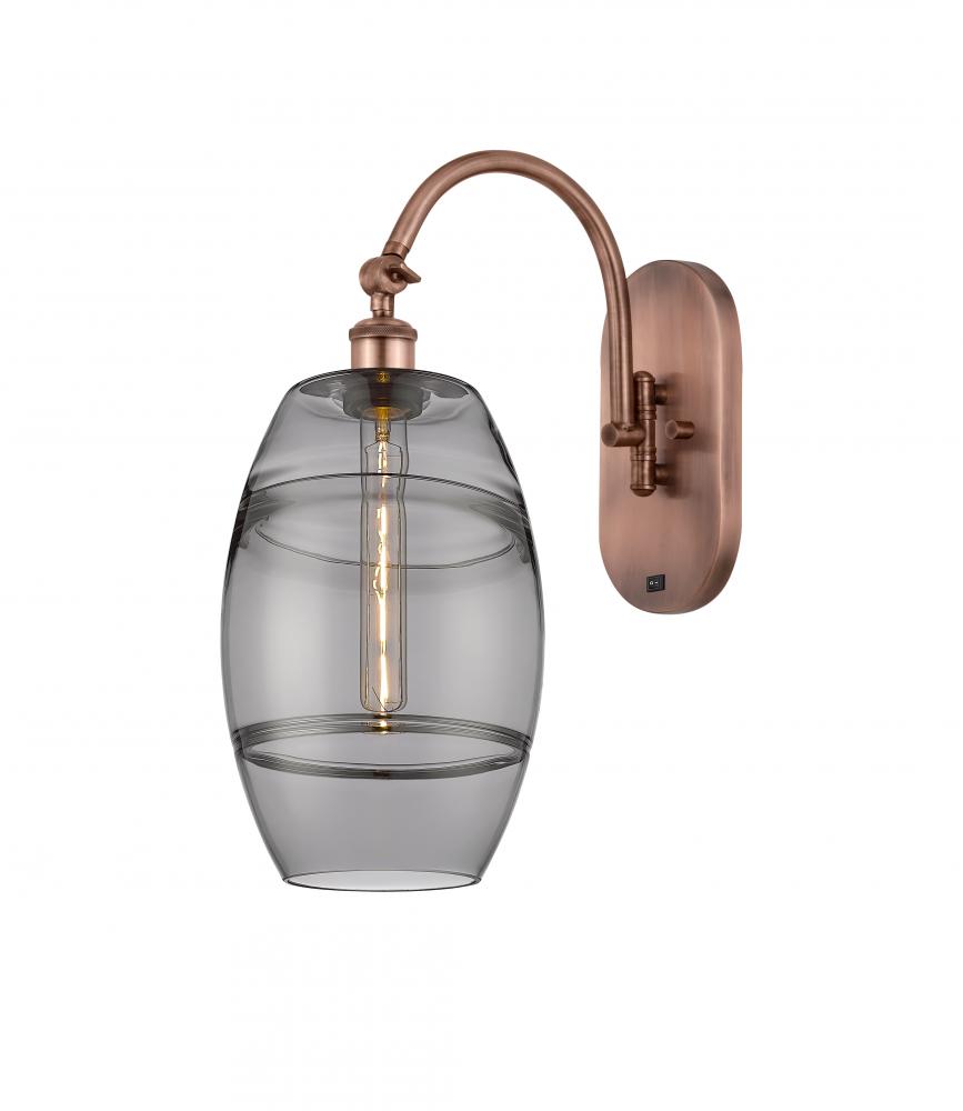 Vaz - 1 Light - 8 inch - Antique Copper - Adjustable Swing Arm