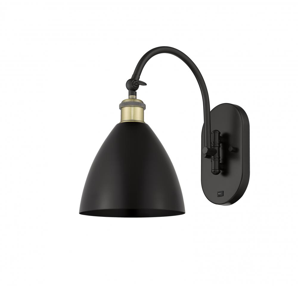 Bristol - 1 Light - 8 inch - Black Antique Brass - Adjustable Swing Arm