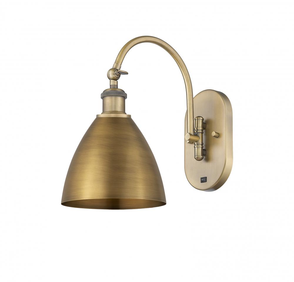 Bristol - 1 Light - 8 inch - Brushed Brass - Adjustable Swing Arm
